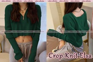 Godwin Collection - Hoddie Crop Knit Anneth Hoodie Rajut Wanita Lengan Panjang Super Kece Hoodie San