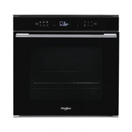 Whirlpool - W7OM44S1PBLAUS 73公升 W Collection 內置式「第6感」焗爐 (黑色玻璃)