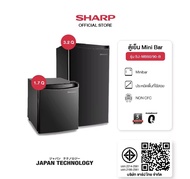[Online Exclusive]SHARP ตู้เย็นมินิบาร์ 1 ประตู ขนาด 1.7 - 3.2 คิว รุ่น SJ-MB50-B SJ-MB90-B