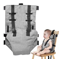 Baby Harness Seat for High Chair Portable Foldable Oxford Cloth Travel High Chairs for Babies Baby Dining Desk ayendssg ayendssg