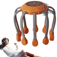 YANGYANG Eight Claw Massager, Octopus Claw USB Charging Electric Head Massager, Stress Relief Therap