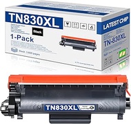 TN830XL Toner for Brother Printer - Replacement for Brother High Yield TN830XL TN830 TN-830 Work with HL-L2460DW DCP-L2640DW HL-L2405W HL-L2400D HL-L2480DW MFC-L2820DW MFC-L2820DWXL (Black, 1-Pack)