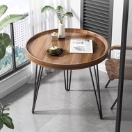 【Ready  Stock】Small End Table Shelf Balcony Small Table Folding Table Photo Home Table Edge Several 