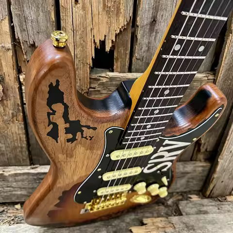 Custom Shop Vintage Ruins SRV Electric Guitar SSS Pickups Electric Guitar-Themed Gift US Warehouse F