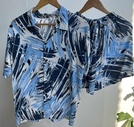 1 set baju tidur dewasa Setelan Pendek wanita Baju Bali bahan Rayon Premium adem Dan tebal Bisa COD 