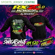 BAJU SWEATSHIRT KL MENJERIT/ RXZ MEMBER 5.0/ BAJU REMPIT/BAJU LENGAN PANJANG/BAJU LIMITED EDITION