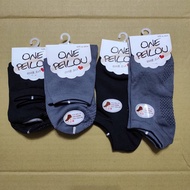 Made In Taiwan Cool Superfine Anti-Slip Socks Mid-Tube Boat 1/2 Nude Beirou P3425 P3415