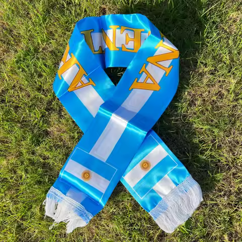 Argentina scarf 14*130cm FA Cup scarf Spain Brazil Argentina FA Cup scarf Event Party supplies Champ