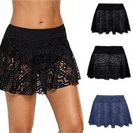 Skirt Short Swimsuit Skort Lace Bikini Crochet Swim Bottom Skirted Women's Swimwears Bathing Suit Women Two Piece Shorts