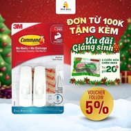 CommandTM 3M Square Wall Hook – Extremely Strong Adhesion, Removes No Glue