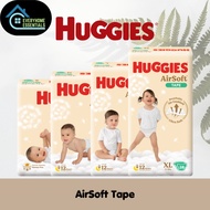 [CARTON SALES] HUGGIES AirSoft Tape - All Sizes Available (S/M/L/XL)