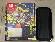 不議價 (二手-請細閱內文) Nintendo 任天堂 Switch OLED 遊戲主機Splatoon3 斯普拉遁3 特 別版