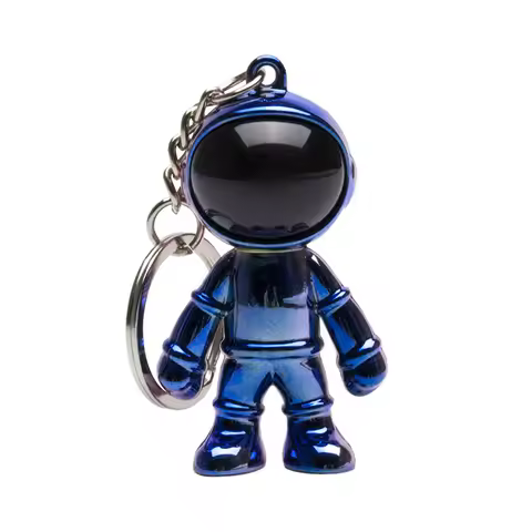 Plastic Space Human Spaceman Astronaut Keychain Keyholder Bag Pendant Decoration
