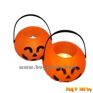 Halloween Accessories 1 Pumpkin Mini Basket