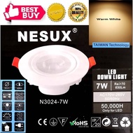 Nesux LED Downlight (Round) - 7W_3000K(Warm White)