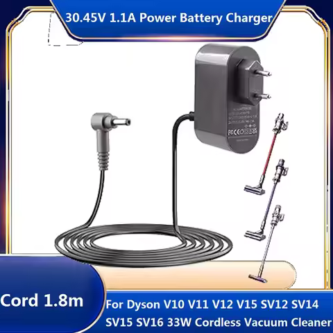 Charger 30.45V For Dyson V10 V11 V12 V15 SV12 SV14 SV15 SV16 SV20 SV22 Cordless Vacuum Cleaner Adapt