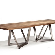 Iron Writing Desk American Simple loft Long Desk Solid Wood Computer Desk Desk Dining Table Other Ar