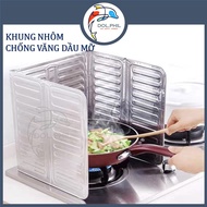 Dol.phil Store Anti-Grease Splash Aluminum Frame - Gas Stove Shield with Frying Compartment Size 32.