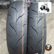 Vee Rubber Giorno Tires Front Wheel 100/90 Rim Size 12-Rear 110/90 12 For Giorno125+ And Other Model