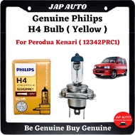 1 Biji x Philips H4 Bulb / Lampu Depan Mentol - 30% More Brightness ( Yellow ) - Perodua Kenari ( 12