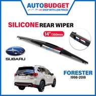 (14") SILICONE Rear Wiper SUBARU FORESTER 1998-2018 Rear Wiper Blades FORESTER Rear Wiper