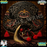 Barongan Telon Vip Size 22 Full Wood Barongan Caplokan Kayu Black Mamba