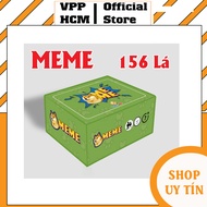 Bộ Bài Meme 156 Lá Cao Cấp Giấy Cứng Chống Nước