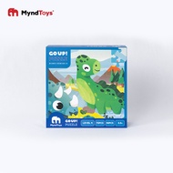 XẾP HÌNH KHỦNG LONG - MYNDTOYS GO UP! PUZZLE LEVEL 4 - DINO SERIES S DÀNH CHO CÁC BÉ TRÊN 4 TUỔI