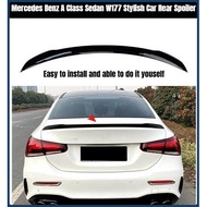 Mercedes Benz A Class Sedan W177 (2019-2025) Stylish Car Rear Spoiler Car Accessories Type 2