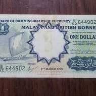 BOCOC Malaya & British Borneo One Dollar 1959