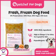 Petchef Dog Food (SALMON) -Fresh Cooked| Frozen | Wet Food | Healthy | Makanan Anjing| Makanan Sihat