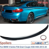 MAGICKIT BMW F36 Rear Spoiler /Wing M Performance Style For BMW 4 Series F36 Gran Coupe 2014-2020 mo
