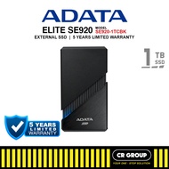 ADATA Elite SE920 Portable External SSD - 1TB/2TB (5Yrs Warranty)