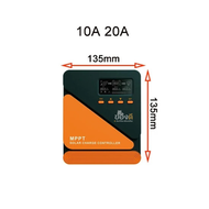 MPPT คอนโทรลเลอร์ชาร์จพลังงานแสงอาทิตย์ 20A 40A 60A 12V 24V AUTO แบตเตอรี่ระบบ DC จอแสดงผลLCD 2USB อ