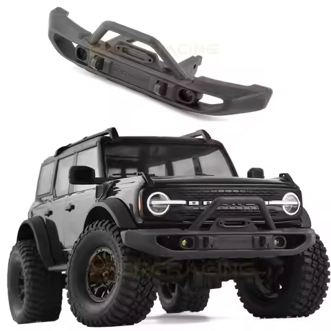 For Rc Crawler Car 1/18 Traxxas Trx4-m Bronco Trx4m Upgrade Accessories Front Bumper 3d Printing
