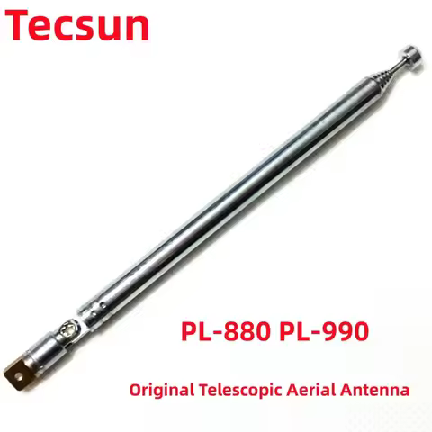 Original Tecsun Telescopic Aerial Antenna For Tecsun PL-880 PL-990 PL880 PL990 Radio Replacement Ste
