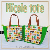 Nicole tote - character - canvas bag - canvas tote - canvas tote bag