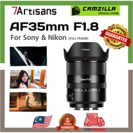 7ARTISAN AF 35mm F1.8 Full-frame Lens for Sony E-Mount & Nikon Z-Mount