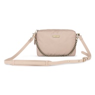 jujube be clutch in truffle mauve diaper sling bag handbag with chain and sling strap
