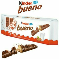 🇵🇱 Poland Kinder Bueno Value Pack Chocolate with Milk &amp; Hazelnut T2 x 8pack (344g)