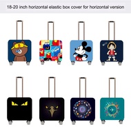 suitcase luggage cover protector Horizontal version square box dust bag set 18 inch 20 inch elastic 