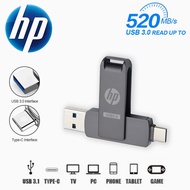 HP OTG Flash Drive Usb 1TB 2TB High Speed Flash Drive Metal Transfer Mini U Disk Pen Drive Type-C OT