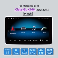 FHJIK แอนดรอยด์12สำหรับ Mercedes Benz Class ML W166 GL GL500ระบบนำทาง GPS วิทยุติดรถยนต์รถ2015 DVD จ