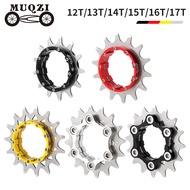MUQZI MTB Single Disc Cassette Cog 12T 13T 14T 15T 16T 17T Bike Sprocket Mountain Freewheel Single S