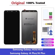 100% Original LCD Screen For Samsung Galaxy J4+ J4 Plus 2018 J6 Plus J610 LCD Screen and Touch Scree