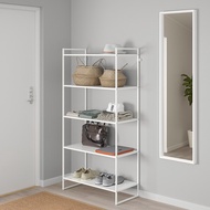 WMO IK70431317 5 tier storage shelf unit made of steel, 80x38x160cm