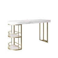 Nordic Marble Bar Counter Light Luxury New Kitchen Open Middle Island Table Dining Table Combination Balcony Occasional