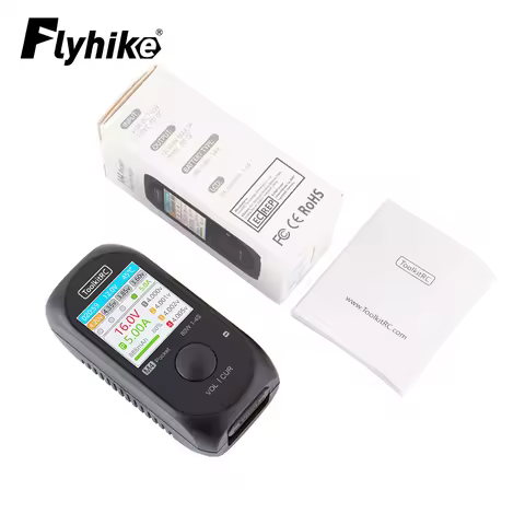 ToolkitRC M4 Pocket Balance Charger DC 80W 5A XT30 XT60 Input USB-C Input/Output Charger for 1-4S Li