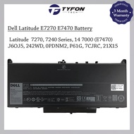 Dell Latitude E7270 E7470 Compatible Laptop Battery 1W2Y2 J60J5