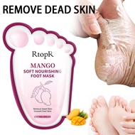 RtopR 1 Pair Mango Exfoliating Foot Mask And Moisturizing Care Heel M9R1 Dead Foot Foot Care I0B5